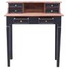 Desk with Drawers, 90X50X101 Cm, Solid Reclaimed Wood