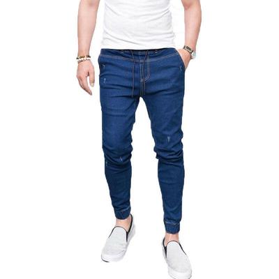 Ανδρικό Skinny Παντελόνι Jogger Ελαστική μέση Τζιν Τζιν Biker Slim Fit Casual παντελόνι