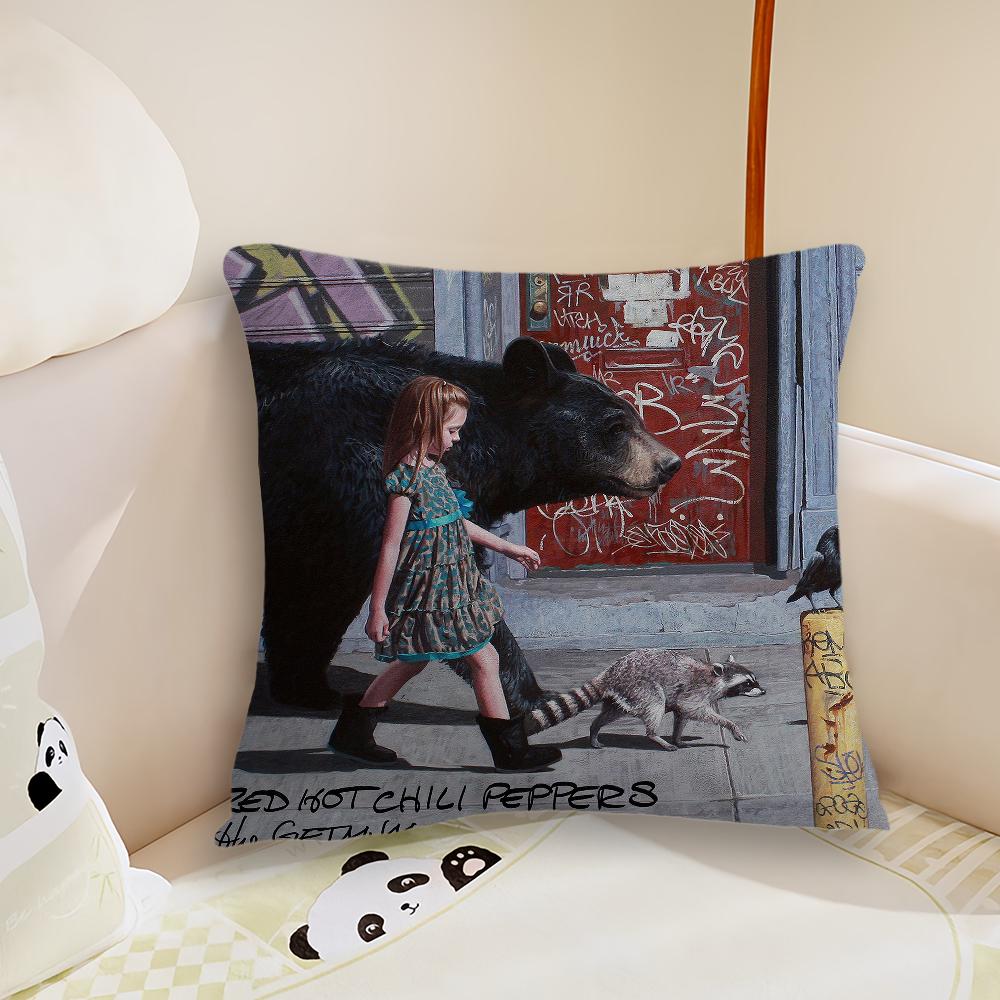 R-Red Hot C-Chili Peppers Californication Pillow Case Living Room Sofa Cushion Cover Suitable For Home Bedroom Room Decoration