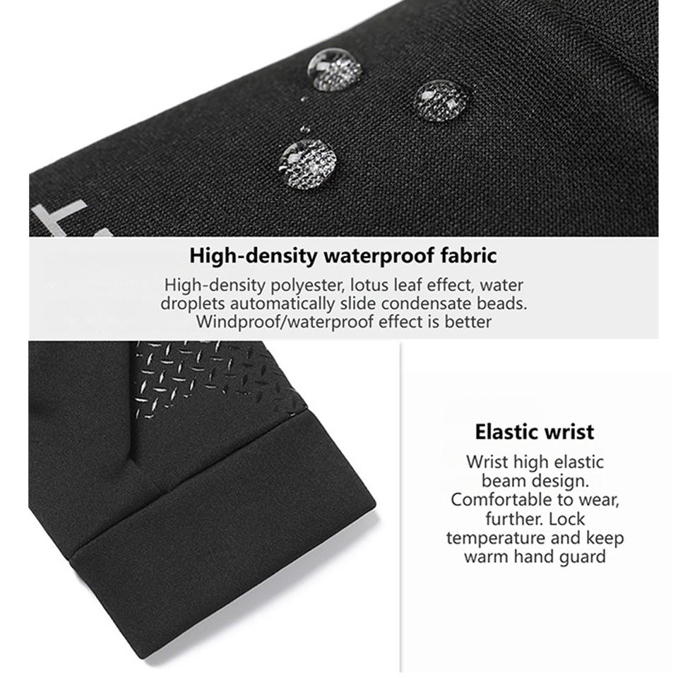 Loogdeel Outdoor Fahren Motorrad Wasserdicht Thermisch Rutschfest Handschuhe Winter Touchscreen Warm Damen Fahrrad Fitnessstudio Radfahren Handschuhe