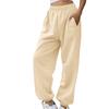 Women's Casual Lined Jogger Sweatpants with Elastic Cuff Long Color