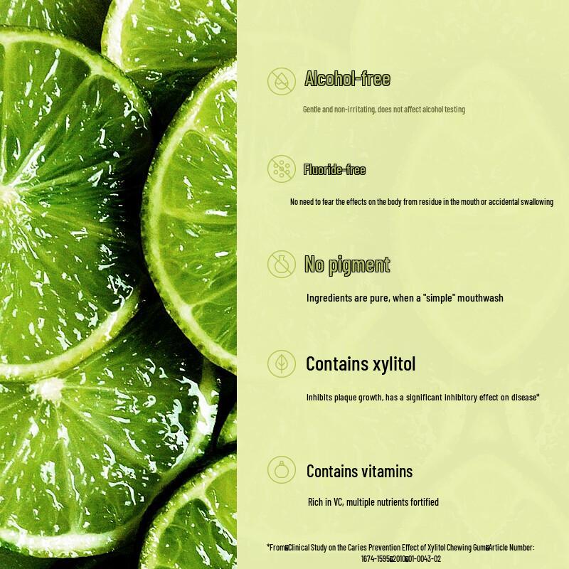 Yandy Fresh Icy Lime Mouthwash 485ml