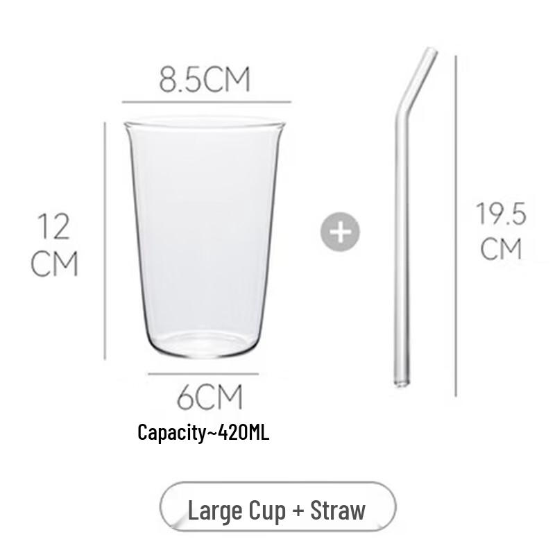 High Borosilicate Glass Cold Brew Coffee Cup