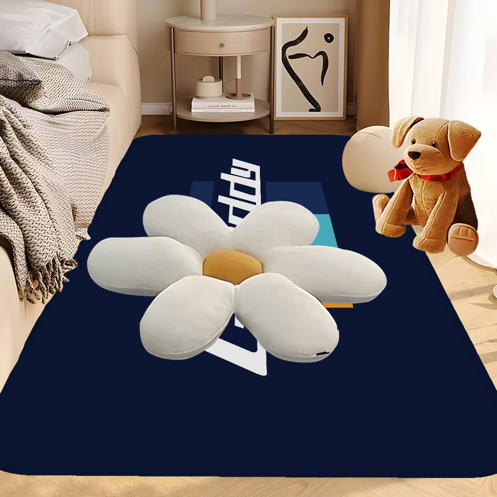 G-Greddy-Y Floor Mat INS Style Soft Bedroom Floor House Laundry Room Mat Anti-skid Household Carpets