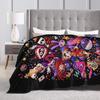 A-Amazing D-Digital C-Circus T-Tadc Flannel Blanket Girl  Comfortable Bedding Throws Winter Couch Chair Bedspread Sofa Bed Cover