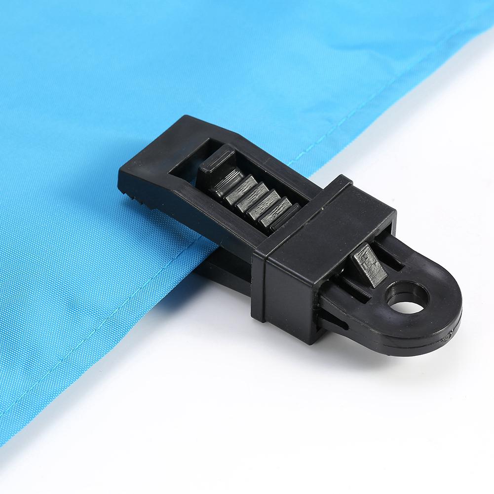 6pcs High Strength Plastic Tent Clamp Clips Heavy Duty Locking Tarp Clips For Outdoor Camping
