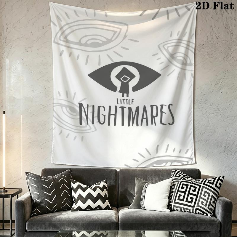 Little Nightmares Wall Tapestry Aesthetic Wall Hanging Printed Fabric Blanket Decorative Tapestries for Bedroom Living Room Home Decor