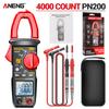 2026 Portable ANENG PN200 Digital Clamp Meter 4000 Counts 600A AC/DC Current Voltage Multimeter NCV Ohm Resistance Capacitance Tester Digital Display