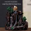 Retro Resin Backflow Incense Burner for Aromatherapy and Home Decor
