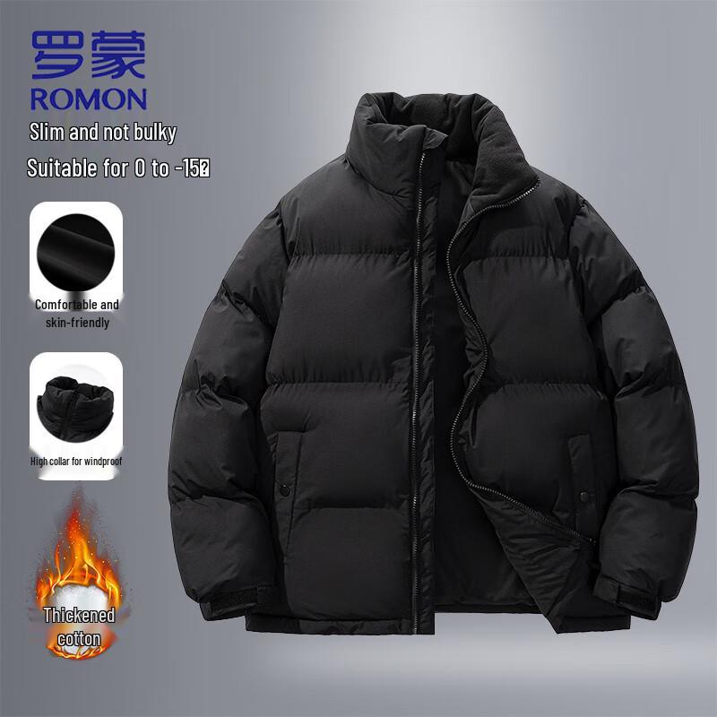 

ROMON Men s Winter Padded High-Collar Loose Jacket XL