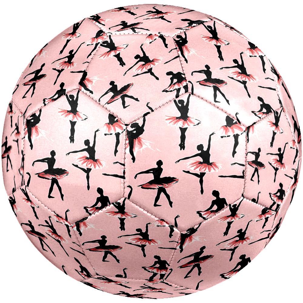Pallone da Calcio a Tema Balletto Taglia 5, Adatto Sia per Partite Indoor che Outdoor, un Regalo Adatto a Tutti.