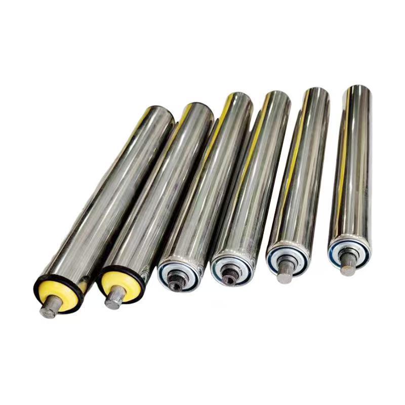 Non-Powered Stainless Steel Galvanized Roller Unloading Conveyor and Wheel Shaft