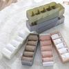 Closet Organize Sorting Boxs Household Storage Basket 5 Grids Underwear Socks Storage Box Plastic Drawer Divider Desk Accessory