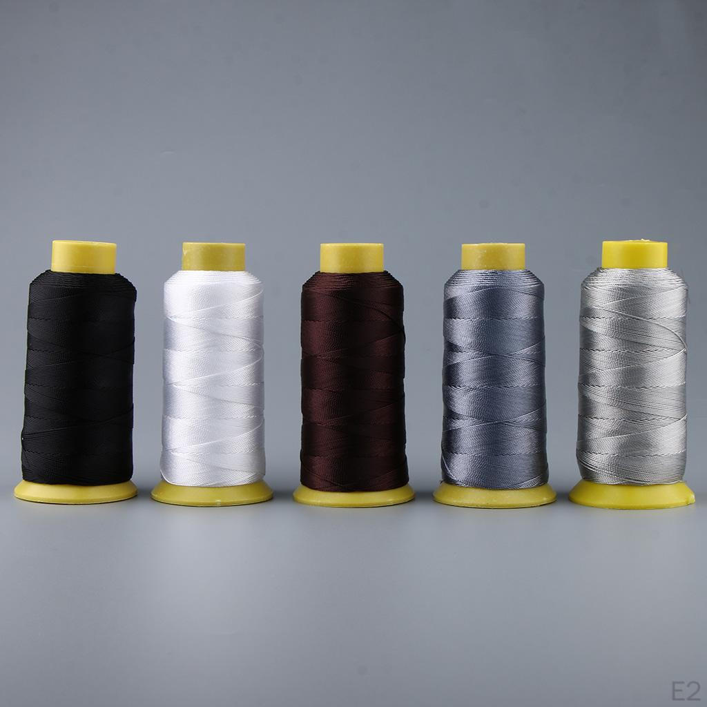 280 метров 210D обивочная нейлоновая катушка для швейных ниток DIY - белая — фото 2