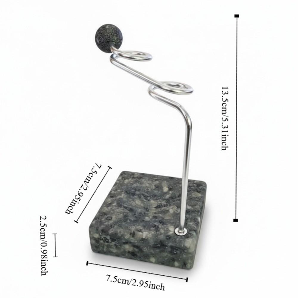 Edelstahlhalter Minimalistischer Zahnbürstenhalter Harzbasis Zahnbürsten-Aufbewahrungsständer Hotel