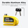 Electric Scooter Motorcycle Alarm Disc Lock Metal Waterproof Anti-theft Brakes Disc Lock Motorcycle Bicycles Scooter Bike Parts