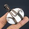 Moonstone 999 Copper Wire Wrapped Pendant, Handmade Gemstone Pendant, Gift For Mom Antique Jewelry