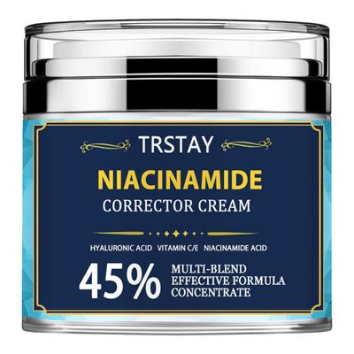 Crema facial hidratante blanqueadora con ácido hialurónico y vitamina C que ilumina el rostro y elimina las arrugas y el envejecimiento