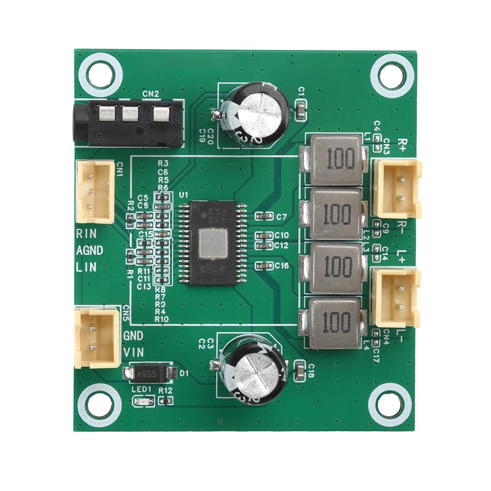 TPA3116 DC 5V-26V 2.0 Channel Digital Stereo Class D Audio Power Amplifier Board 50W+50W Stereo Speaker Digital Module