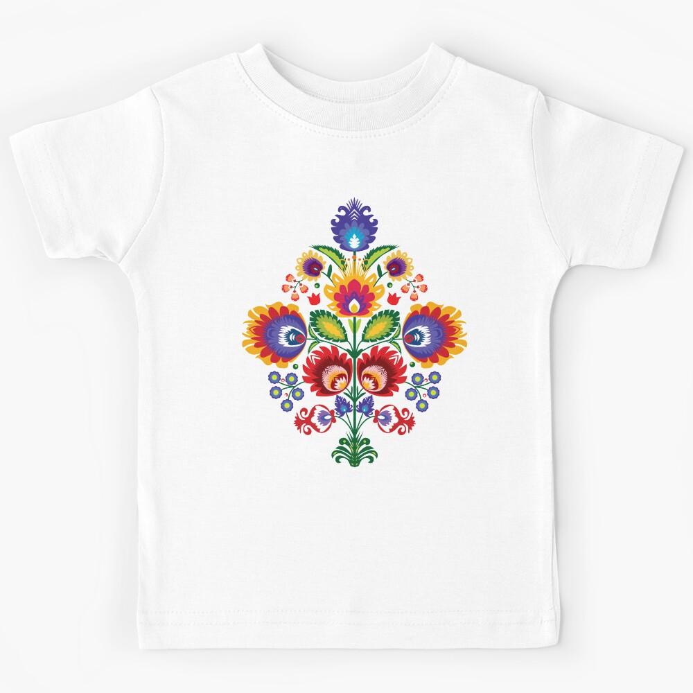 Folk flower bouquets Kids T-Shirt 150