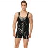 Men Leather Sexy Lingerie Bodysuits Camisoles Shorts Bodysuit Fetish   Sexy Costume Underwear One-pieces BDSM