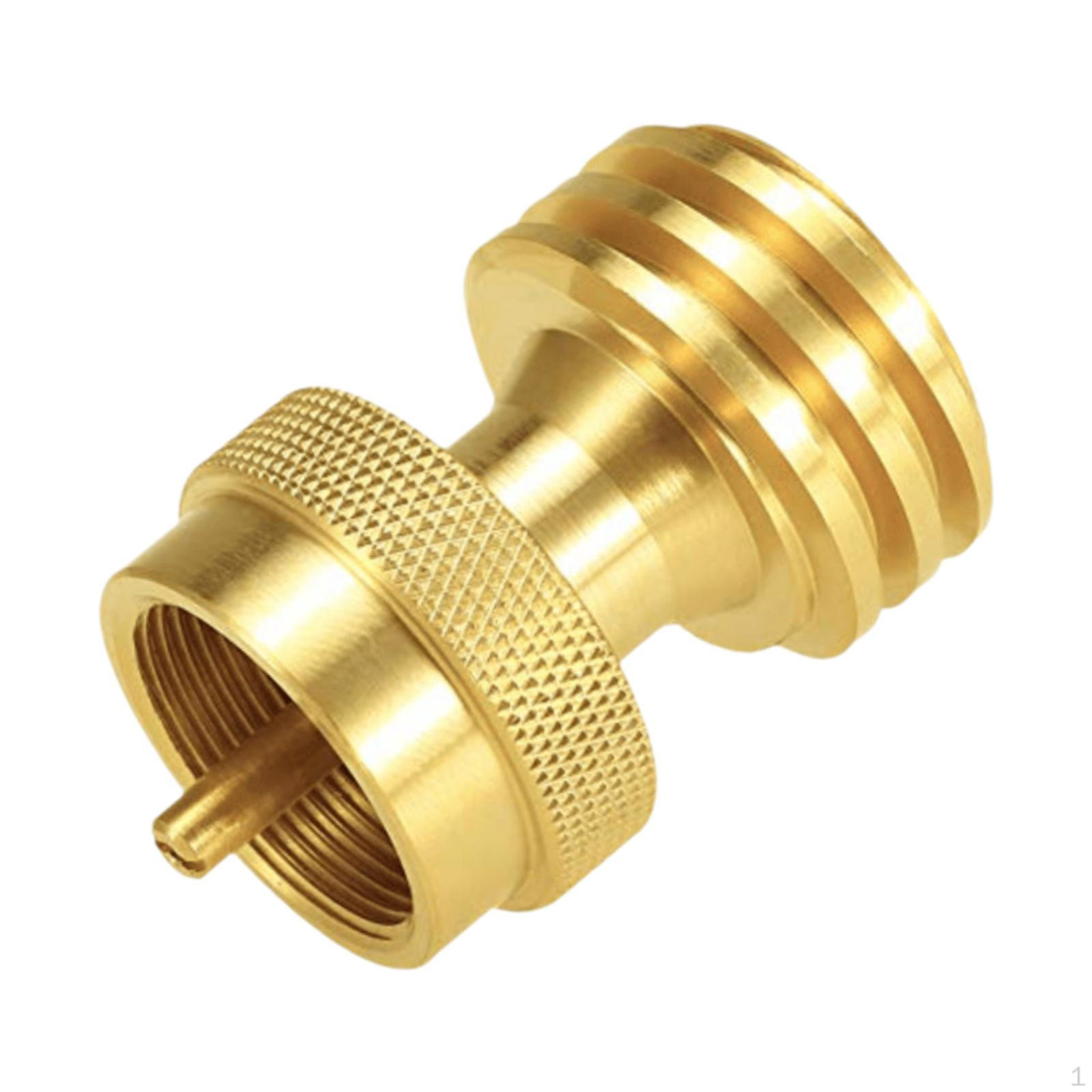 

Propane Adapter Convert Regulator Brass Multifunction Easy Installation Sturdy