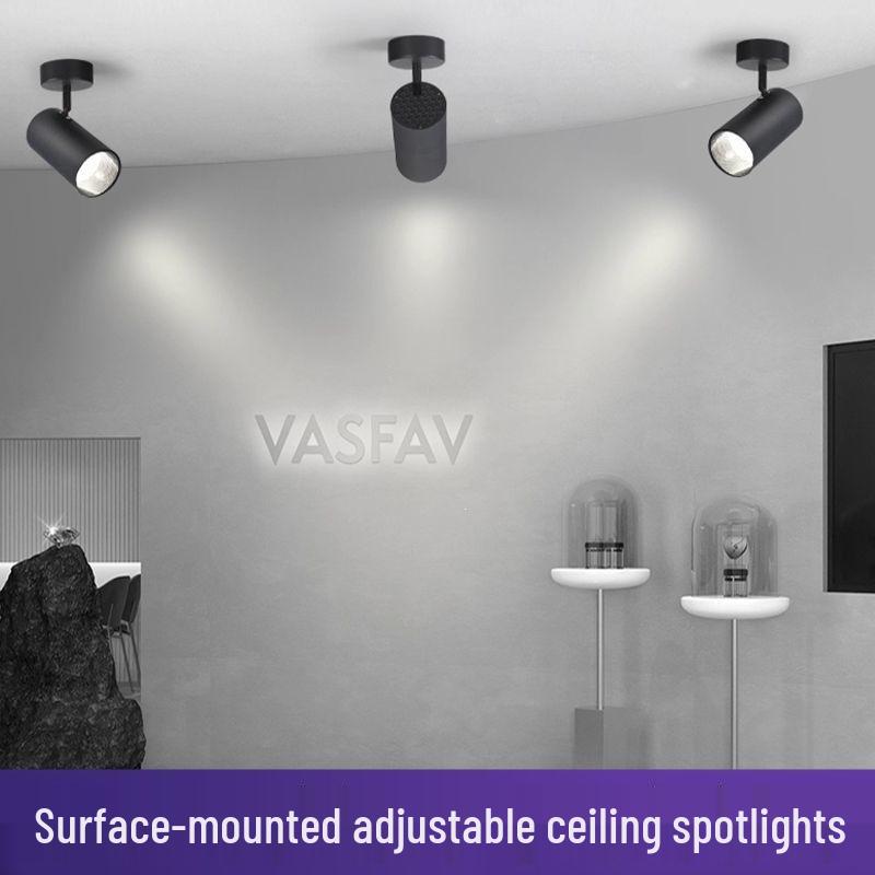 COB LED Surface-Mount Spotlight for Retail and Home Background Walls