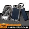 Nuova custodia in lega di zinco in pelle per chiave auto per VW Volkswagen Magotan Passat B8 Skoda Superb Kodiaq A7 Accessori per chiavi auto