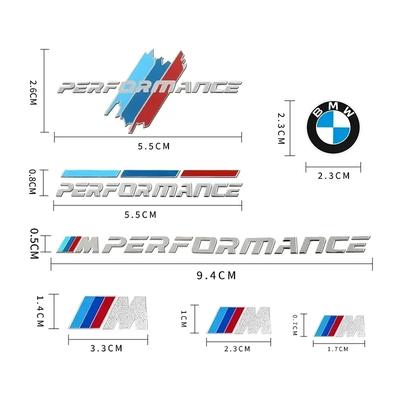 -Car Stickers 3D Metal Emblem Interior Exterior Decal Accessories For BMW 3 5 Series X1 X3 X5 G30 G60 F10 F30 G01 G02 G05 G20 G3