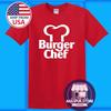 Burger Chef Restaurant Men's Red Size S-5XL
