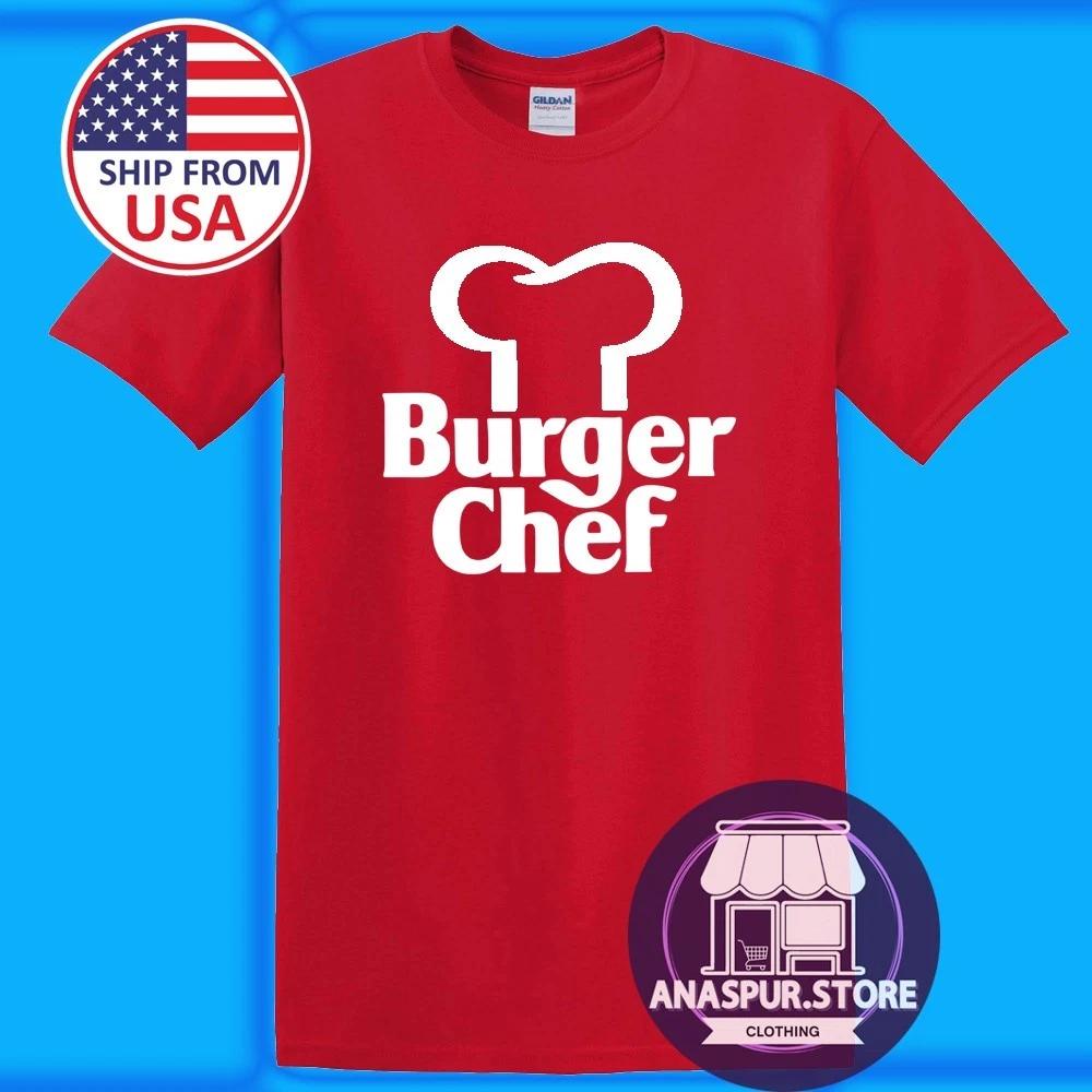Burger Chef Restaurant Men s Red Size S-5XL L