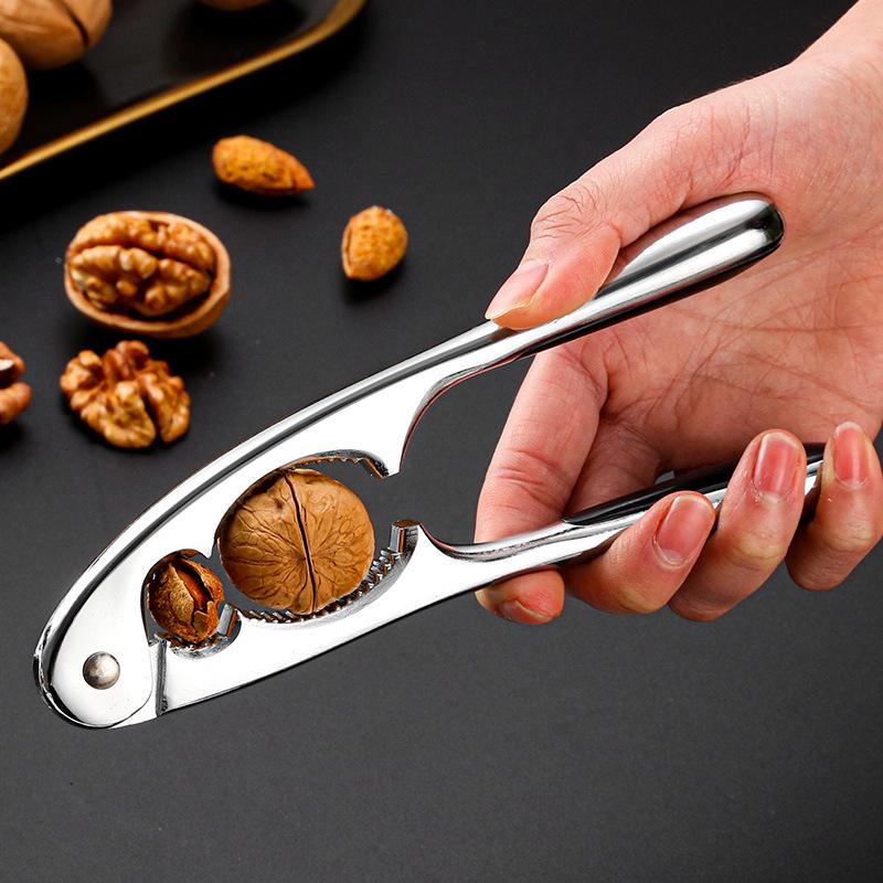 Multifunctional Nut Sheller Tool: Hickory, Hazelnut, Walnut & Chestnut Cracker Pliers.