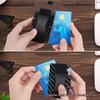 Hot Selling RFID Anti-theft Carbon Fiber Metal Card Holder Wallet with Money Clip