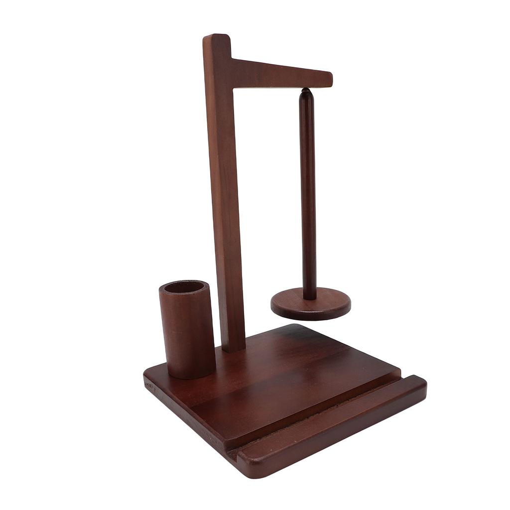 Yarn Holder Multifunctional Magnetic Wooden Knitting Yarn Rack Stand Phone Holder