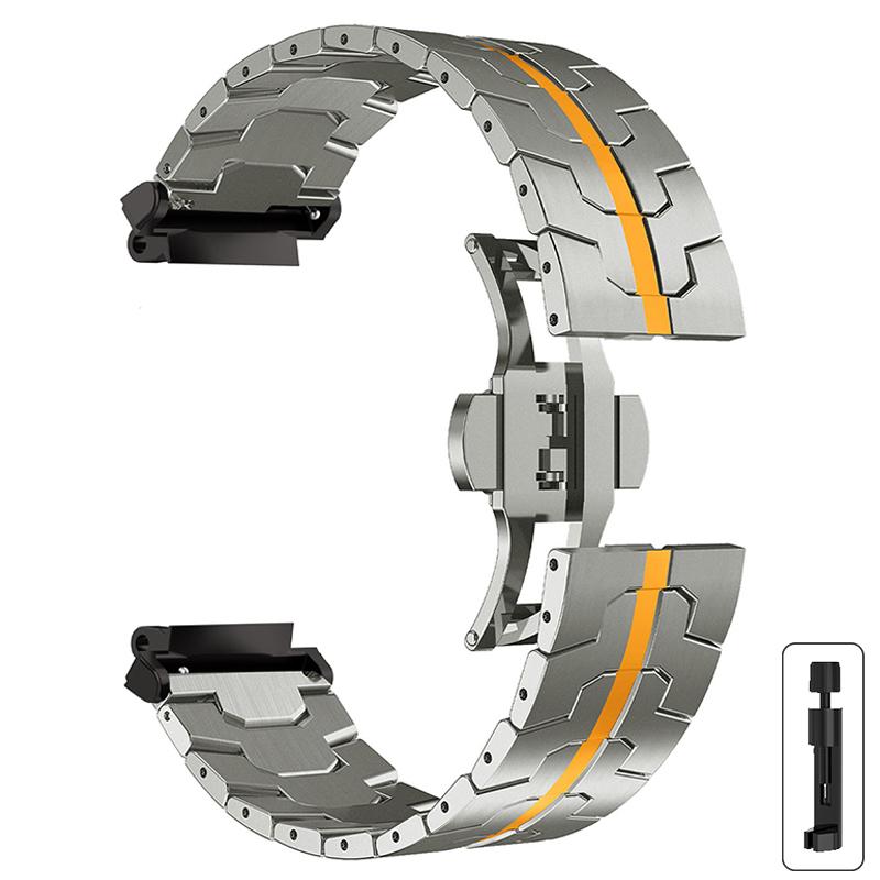 Luxucy Stianless Steel Strap For Amazfit T-rex 3/2 Trex Pro Watch Metal Band Correa For Huami Amazfti TRex Watchband Accessories