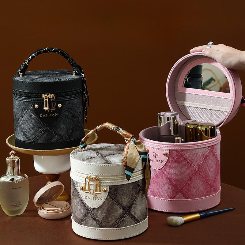 Maillard Color Bucket Bag Kosmetické pouzdro Velkokapacitní kosmetická taška na suvenýry Multifunkční voděodolná přenosná