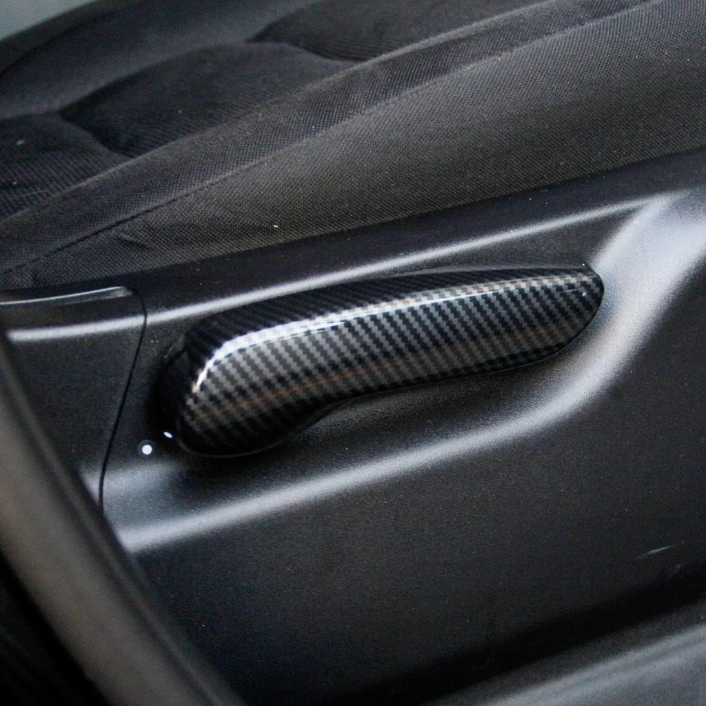 Carbon Fiber Seat Adjustment Button Wrench Cover Trim Kit for Dodge Durango 2011-2022