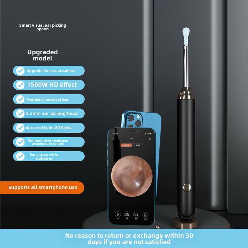 SL0011 WiFi Visual Ear Pick: HD Luminous Integrated Spoon for Ear Canal Cleaning