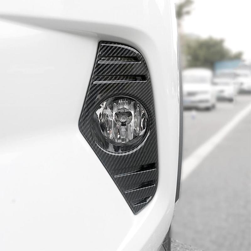 Car Upgrade ABS Front Fog Lamp Cover Trim Sticker For Toyota RAV4 XA50      2024 2025 Hybrid