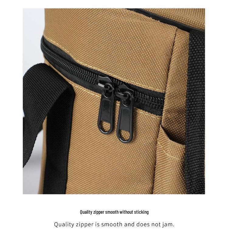 Mountain Outdoor Cooking & Tableware Set with Anti-Collision Gas Tank and Hand-Held Picnic Storage Bag.