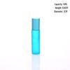 Frosted Roll-on Essential Oil Bottle - Colored Glass Perfume Roller, Eye Cream Massage Stick