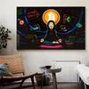 Bitcoin Anonymous Meditation, Leinwandgemälde, Wandkunst, Poster und Drucke, moderne Bilder für Wohnzimmer, Schlafzimmer, Heimdekoration, ohne Rahmen