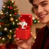 Christmas Themed S-urprise Box Christmas Decorations Hilarious Santa Claus Gift Box Kids Money Box Gag Toys For Holiday Party