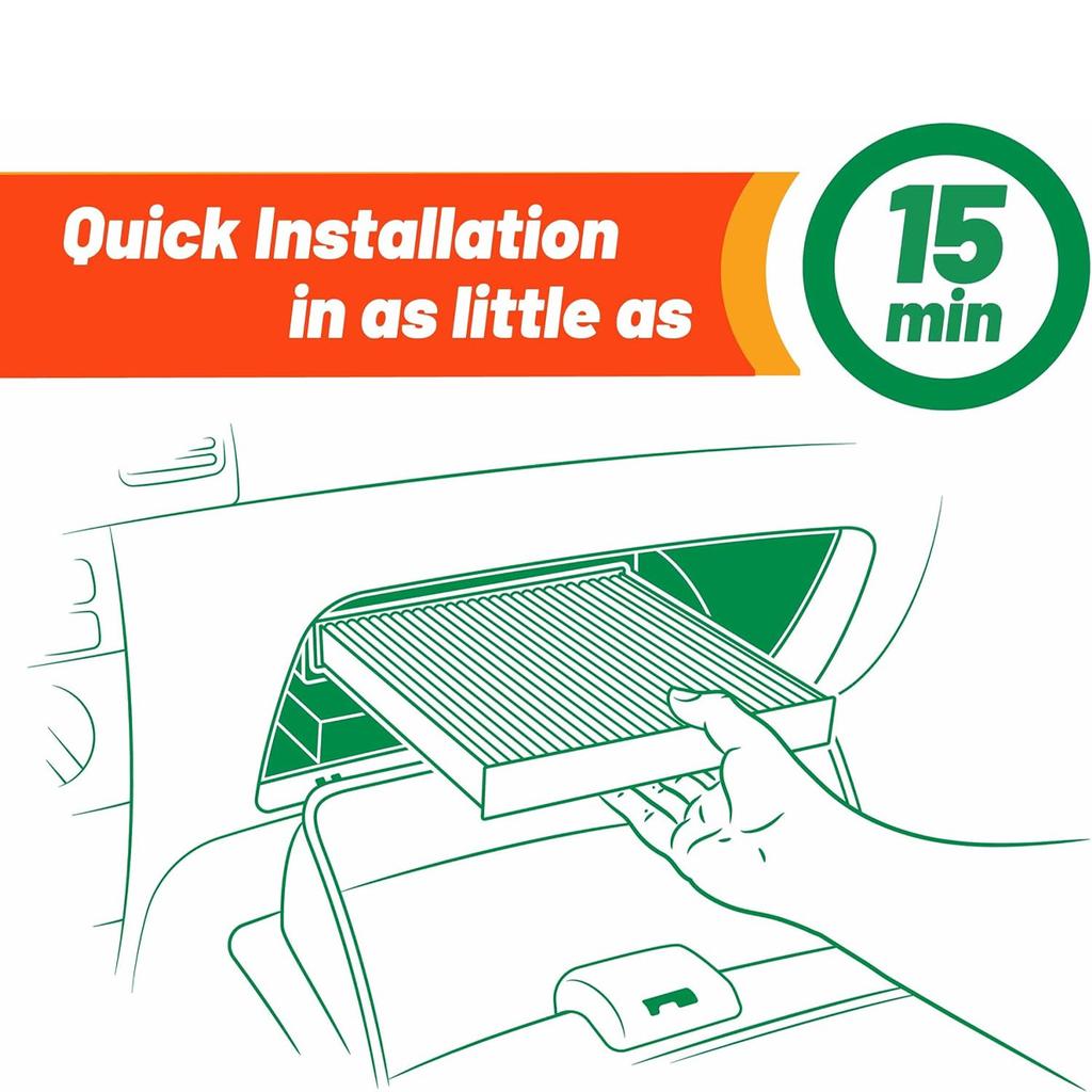 Cabin Air Filter Replacement for Car Easy Install Suitable for Honda 80292-S5A-003 80292-S5D-406 80292-S5D-A01 CF10135 AQ1040