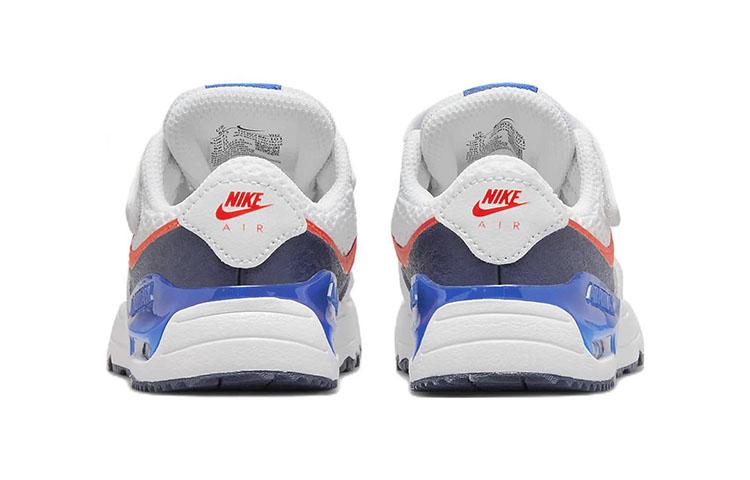 Nike Air Max SYSTM Cushioning, Wear Resistant Low top Toddler Shoes White Blue Infant And Toddler DQ0286-101