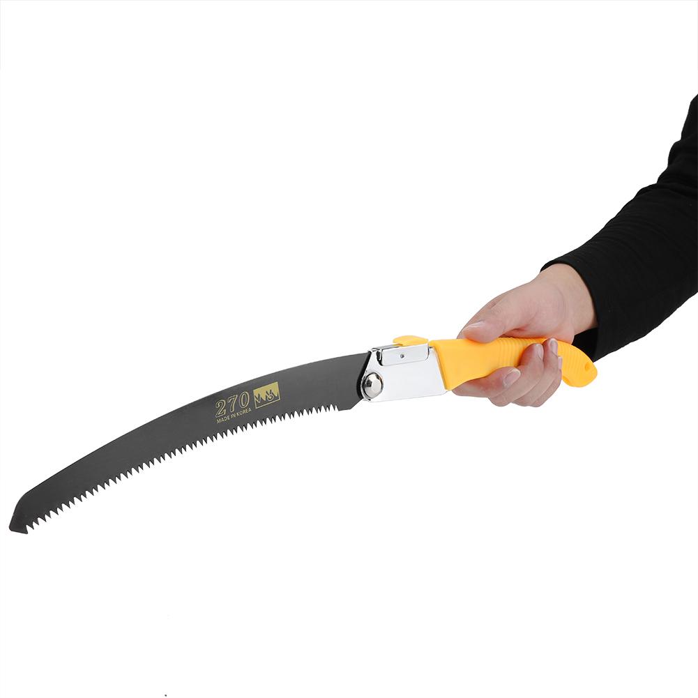 280mm Fällbar Handsåg Träsågning Fruktträd Beskärning Trimning Trädgårdsverktyg(#1)