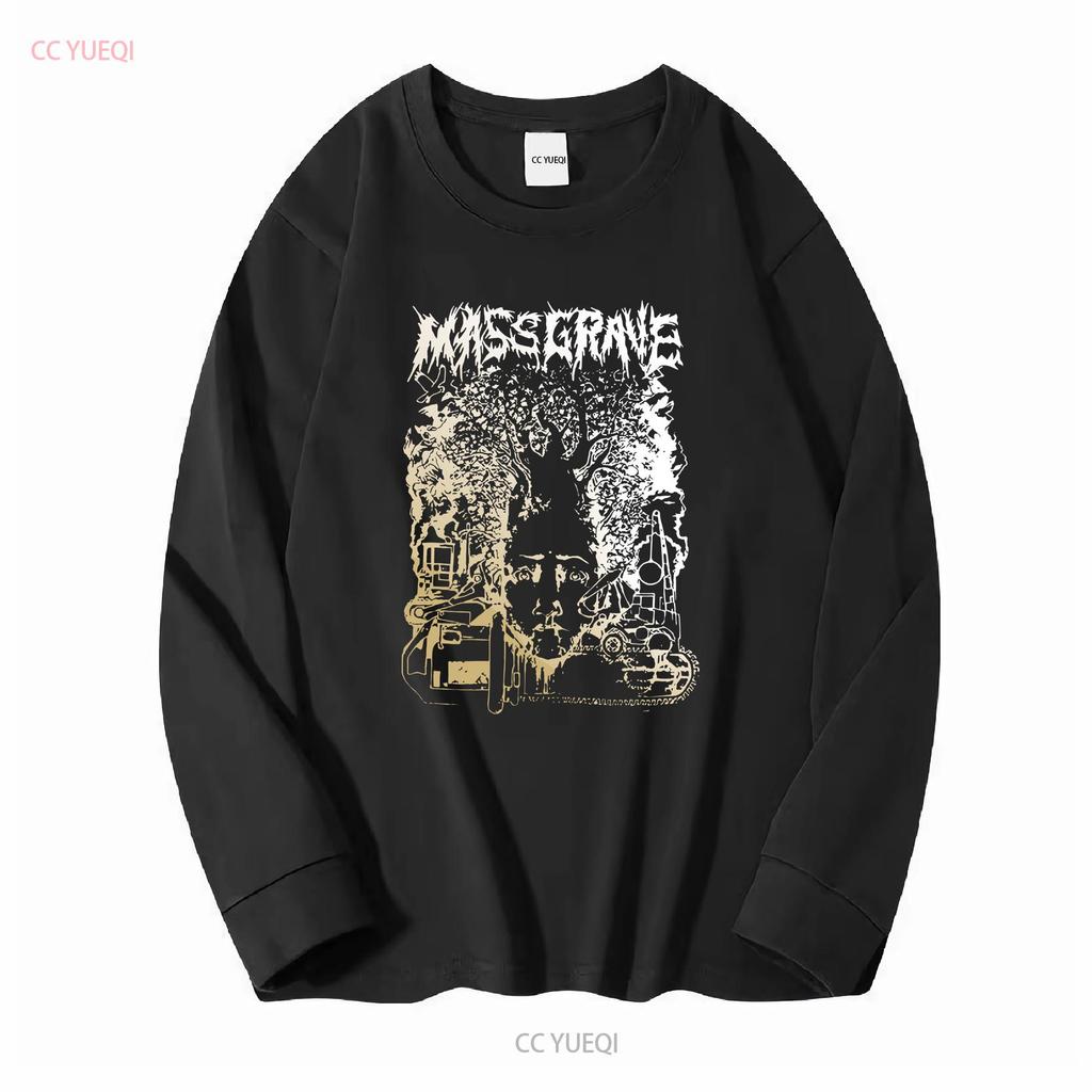 MASS GRAVE Band T Shirt UNHOLY Punk Rock TE5621 Long or Short Sleeves Vintage Washed Comfortable Versatile Stylish Homme