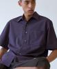 TRIP LE SENS Mist Grid Half Shirt_Purple