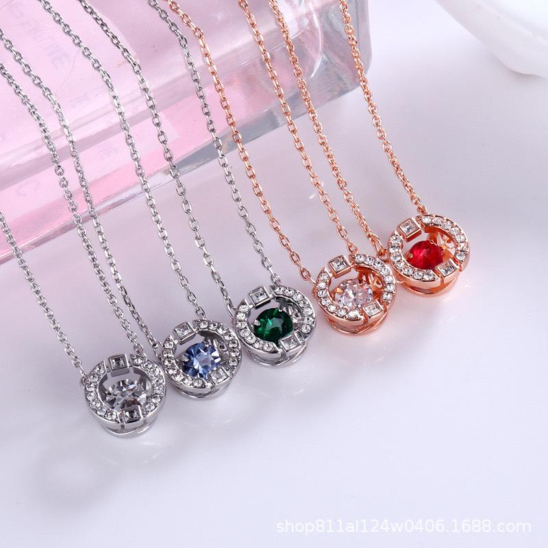 Beating Heart Necklace Women'S Light Luxury High-End Sense Smart Pendant Chain For Girlfriend'S Valentine'S Day Birthday Gift