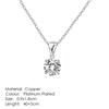 Fashion Crown Pendant Necklace for Women Retro Vintage Classic Rose Gold Cubic Zirconia Chain On Neck Trendy Jewelry N390